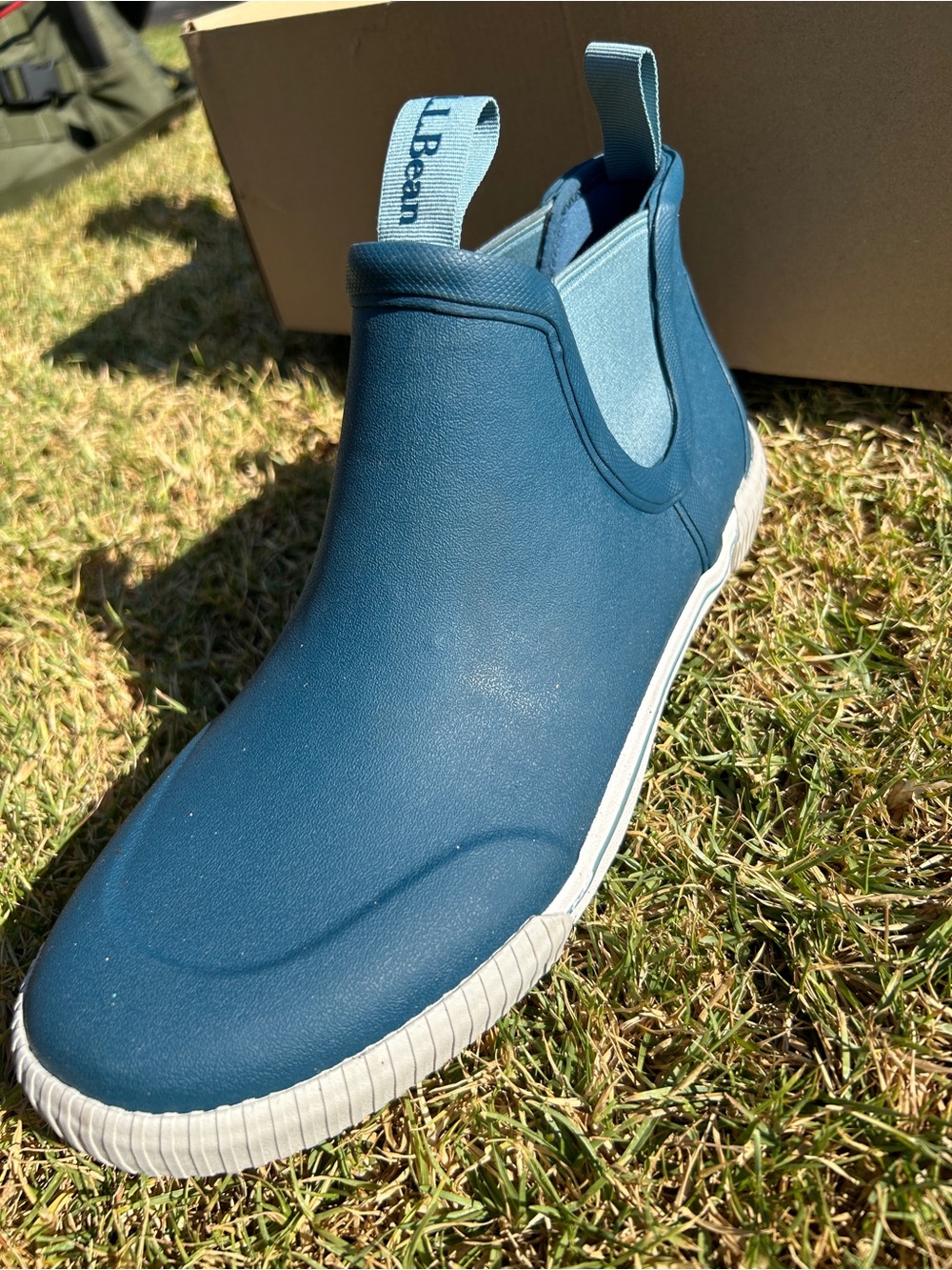 L.L. Bean Teal-Blue Slip-On Waterproof Shoe